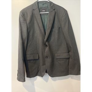 BOSS Hugo Coastes Suit Jacket 40 R 40R Dark Gray